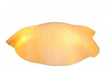 Luma-Spec Lighting 113945 - 16"W Metro Beige Iridescent Organic Art Glass Shade