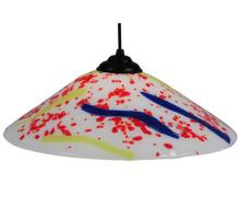 Luma-Spec Lighting 114363 - 18"W Metro Fusion Pizza Glass Pendant