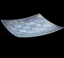 Luma-Spec Lighting 114434 - 14"Sq Metro Fusion Empire Glass Plate
