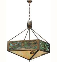Luma-Spec Lighting 114497 - 28" Square Balsam Pine Inverted Pendant