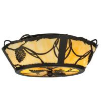 Luma-Spec Lighting 114752 - 16" Wide Pinecone Flushmount