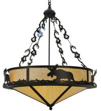 Luma-Spec Lighting 115033 - 31"W Lone Moose Inverted Pendant