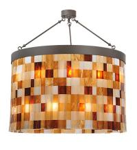 Luma-Spec Lighting 116782 - 45" Wide Cilindro Calico Semi-Flushmount