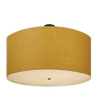 Luma-Spec Lighting 117334 - 48"W Cilindro Beige Textrene Semi-Flushmount