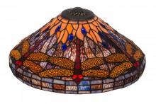 Luma-Spec Lighting 118711 - 17"W Tiffany Hanginghead Dragonfly Cone Shade