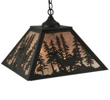 Luma-Spec Lighting 121176 - 17"Sq Deer through the Trees Pendant