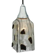 Luma-Spec Lighting 122304 - 4.5"Sq Metro Fusion Licorice Draped Glass Mini Pendant