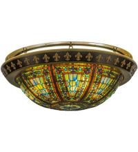 Luma-Spec Lighting 122540 - 28" Wide Fleur-de-lis Flushmount