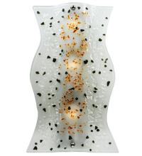 Luma-Spec Lighting 122731 - 12"W Metro Fusion Ice Age Wall Sconce
