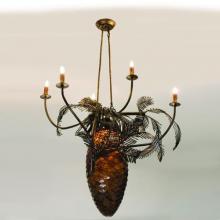 Luma-Spec Lighting 12363 - 29.5"W Pinecone 5 Arm Chandelier