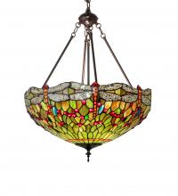 Luma-Spec Lighting 123701 - 22" Wide Tiffany Hanginghead Dragonfly Inverted Pendant