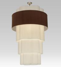 Luma-Spec Lighting 124490 - 36" Wide Cilindro 4 Tier Textrene Pendant