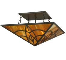 Luma-Spec Lighting 124548 - 19" Square Scottsdale Mission Semi-Flushmount