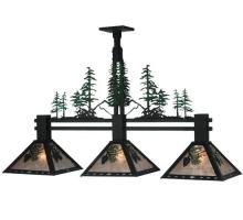 Luma-Spec Lighting 124867 - 45"L Winter Pine Tall Pines 3 LT Island Pendant
