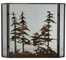 Luma-Spec Lighting 124964 - 51" Wide X 40.5" High Tall Pines Fireplace Screen