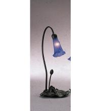 Luma-Spec Lighting 12500 - 16" High Blue Tiffany Pond Lily Accent Lamp