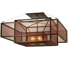 Luma-Spec Lighting 125236 - 36"Sq Quadrato Umador Semi-Flushmount