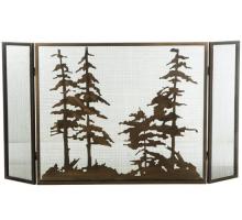 Luma-Spec Lighting 126060 - 56"W X 30"H Tall Pines Fireplace Screen