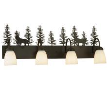Luma-Spec Lighting 126280 - 33"W Deer through the Trees 4 LT Vanity Light