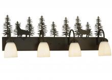 Luma-Spec Lighting 126281 - 33"W Deer through the Trees 4 LT Vanity Light