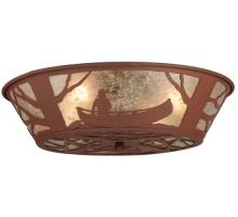 Luma-Spec Lighting 127250 - 22.5" Wide Canoe At Lake Flushmount
