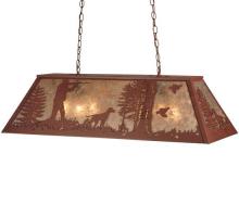 Luma-Spec Lighting 128028 - 42" Long Quail Hunter With Dog Oblong Pendant
