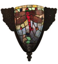 Luma-Spec Lighting 128165 - 15" Wide Tiffany Dragonfly Wall Sconce