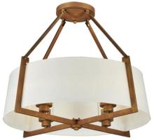 Luma-Spec Lighting 129153 - 31"W Cilindro Lucy Semi-Flushmount