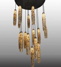 Luma-Spec Lighting 129270 - 72"W Checkers 16 LT Cascading Pendant