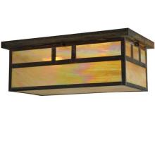 Luma-Spec Lighting 130112 - 22" Long Hyde Park Double Bar Mission Oblong Flushmount