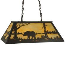 Luma-Spec Lighting 130626 - 33" Long Bear at Lake Oblong Pendant