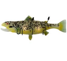 Luma-Spec Lighting 132287 - 29.5"W Metro Fusion Brown Trout Glass Wall Sconce