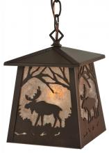 Luma-Spec Lighting 133124 - 7"Sq Moose at Dawn Mini Pendant