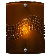 Luma-Spec Lighting 133700 - 8.25"W Metro Fusion Amber Pietre Wall Sconce