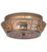 Luma-Spec Lighting 13390 - 13"W Bear on the Loose Flushmount