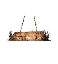 Luma-Spec Lighting 65119 - 72"L Moose Through the Trees Oblong Pendant