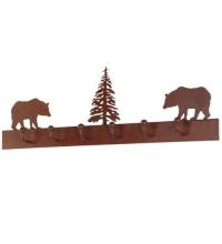 Luma-Spec Lighting 134606 - 36"L Bear on the Loose 6 Hooks Coat Rack