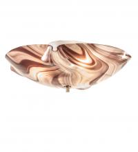 Luma-Spec Lighting 135462 - 16" Wide Metro Chambord Swirl Organic Flushmount