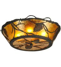 Luma-Spec Lighting 135923 - 24"W Whispering Pines Flushmount