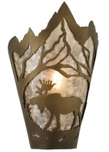 Luma-Spec Lighting 136674 - 8"W Moose at Dawn Left Wall Sconce