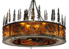 Luma-Spec Lighting 136761 - 44" Wide Personalized Black Dog Lodge Chandel-Air