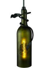 Luma-Spec Lighting 137401 - 5"W Personalized Thirsty Owl Wine Bottle Mini Pendant