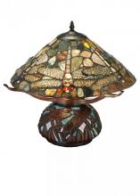 Luma-Spec Lighting 138103 - 16.5"H Dragonfly Cut Agata Table Lamp