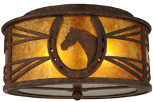 Luma-Spec Lighting 138623 - 14.25"W Horseshoe Flushmount