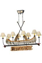 Luma-Spec Lighting 139745 - 50"L Personalized Canoe 8 LT Chandelier