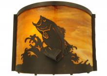 Luma-Spec Lighting 139810 - 11.25"W Leaping Bass Wall Sconce