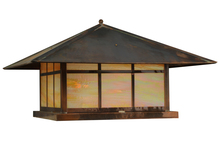 Luma-Spec Lighting 140329 - 28"Sq Seneca Double Bar Mission Pier Mount
