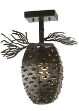 Luma-Spec Lighting 141027 - 13" Wide Stoneycreek Pinecone Semi-Flushmount