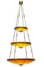 Luma-Spec Lighting 141236 - 47"W Commerce 3 Tier Pendant