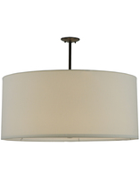 Luma-Spec Lighting 141765 - 36"W Cilindro White Textrene Pendant